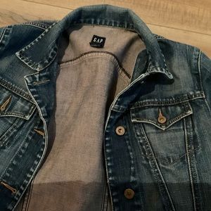 GAP dark wash denim jacket